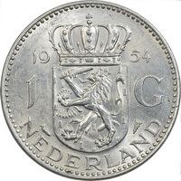 سکه 1 گلدن 1954 یولیانا - MS62 - هلند