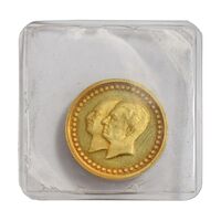 مدال طلا 2.5 گرمی بانک ملی - PF64 - محمد رضا شاه