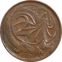 سکه 2 سنت 1966 الیزابت دوم - EF45 - استرالیا