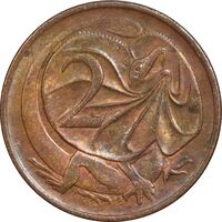 سکه 2 سنت 1971 الیزابت دوم - EF45 - استرالیا