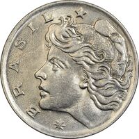 سکه 10 سنتاوو 1970 جمهوری فدراتیو - MS61 - برزیل