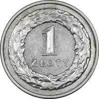 سکه 1 زلوتی 1994 جمهوری سوم - EF45 - لهستان