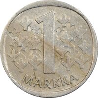 سکه 1 مارک 1979 جمهوری - AU50 - فنلاند