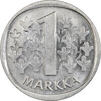 سکه 1 مارک 1989 جمهوری - MS61 - فنلاند