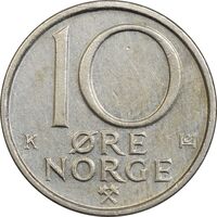 سکه 10 اوره 1986 اولاف پنجم - EF45 - نروژ