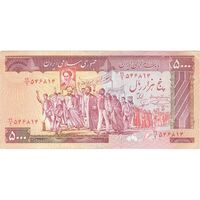 اسکناس 5000 ریال (نمازی - نوربخش) امضاء بزرگ - تک - EF40 - جمهوری اسلامی