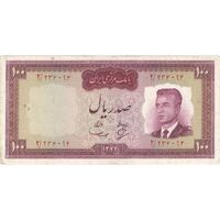 اسکناس 100 ریال 1342 - تک - VF30 - محمد رضا شاه