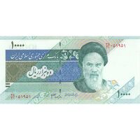 اسکناس 10000 ریال (جعفری - شیبانی) امام - تک - UNC - جمهوری اسلامی