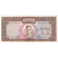 اسکناس 1000 ریال (آموزگار - جهانشاهی) - تک - EF45 - محمد رضا شاه