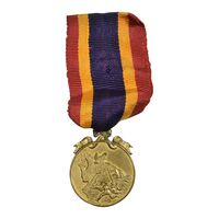 مدال برنز نجات آذربایجان (روبان فابریک) - AU - محمد رضا شاه