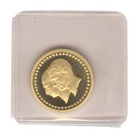 مدال طلا 2.5 گرمی بانک ملی (با پلمپ فابریک) - PF66 - محمد رضا شاه