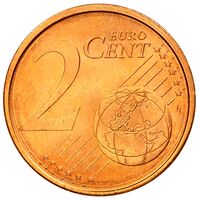 2 یورو سنت خوان کارلوس یکم