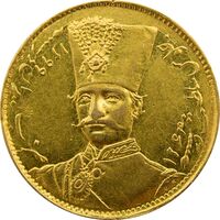 سکه طلا 1 تومان تصویری 1299 - MS63 - ناصرالدین شاه