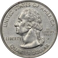 سکه کوارتر دلار 1999P ایالتی (کنکتیکت) - MS61 - آمریکا