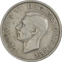 سکه 2 شیلینگ 1948 جرج ششم - EF40 - انگلستان