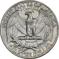 سکه کوارتر دلار 1970D واشنگتن - AU58 - آمریکا