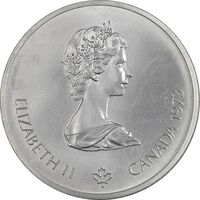 سکه 10 دلار 1973 الیزابت دوم - MS61 - کانادا