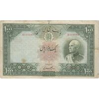 اسکناس 1000 ریال شماره لاتین - F - رضا شاه