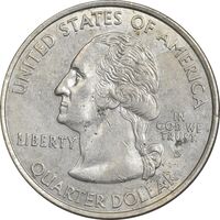 سکه کوارتر دلار 2001D ایالتی (ورمونت) - AU50 - آمریکا
