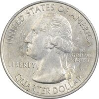 سکه کوارتر دلار 2013D (پارک ملی حوضه آبریز بزرگ) - AU58 - آمریکا