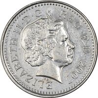 سکه 20 پنس 2007 الیزابت دوم - AU55 - انگلستان