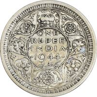 سکه 1 روپیه 1944 جرج ششم - EF45 - هند