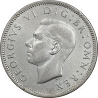 سکه 1 شیلینگ 1938 جرج ششم - تیپ 1 - AU58 - انگلستان