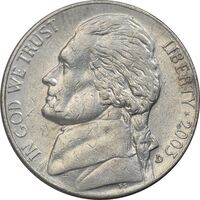سکه 5 سنت 2003D جفرسون - VF35 - آمریکا