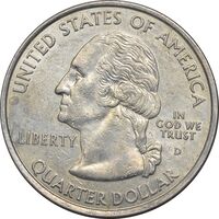 سکه کوارتر دلار 2003D ایالتی (ایلینوی) - AU58 - آمریکا