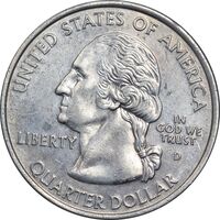 سکه کوارتر دلار 2007D ایالتی (مونتانا) - EF45 - آمریکا