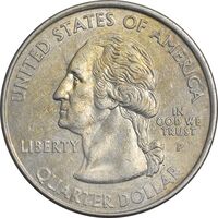 سکه کوارتر دلار 2000P ایالتی (ماساچوست) - EF40 - آمریکا