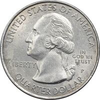 سکه کوارتر دلار 2020P (پارک ملی تاریخی مارش بیلینگز راکفلر) - MS61 - آمریکا