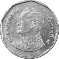 سکه 5 بات 2008 رامای نهم - MS61 - تایلند
