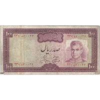 اسکناس 100 ریال (آموزگار - جهانشاهی) - تک - VF20 - محمد رضا شاه