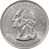 سکه کوارتر دلار 2006D ایالتی (نوادا) - MS63 - آمریکا