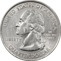سکه کوارتر دلار 2000P ایالتی (ماساچوست) - MS63 - آمریکا