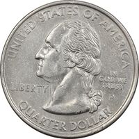 سکه کوارتر دلار 2000D ایالتی (ماساچوست) - AU55 - آمریکا