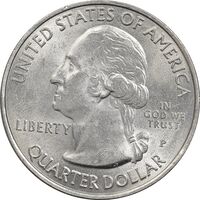 سکه کوارتر دلار 2017P (بنای یادبود افیگی موندز) - MS62 - آمریکا