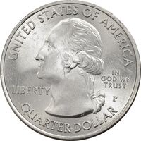 سکه کوارتر دلار 2017P (بنای یادبود افیگی موندز) - MS63 - آمریکا
