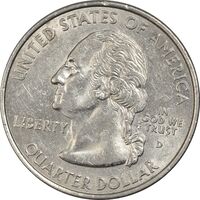 سکه کوارتر دلار 2008D ایالتی (هاوایی) - AU58 - آمریکا