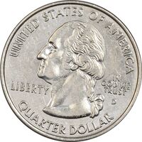 سکه کوارتر دلار 2005D ایالتی (کانزاس) - AU58 - آمریکا