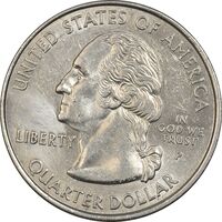 سکه کوارتر دلار 2001P ایالتی (کنتاکی) - MS61 - آمریکا