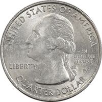 سکه کوارتر دلار 2013P (کوه راشمور) - MS61 - آمریکا