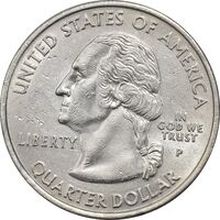 سکه کوارتر دلار 2005P ایالتی (ویرجینیای غربی) - MS61 - آمریکا
