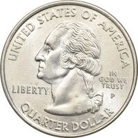 سکه کوارتر دلار 2001P ایالتی (نیویورک) - MS63 - آمریکا
