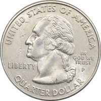 سکه کوارتر دلار 2001P ایالتی (نیویورک) - AU58 - آمریکا