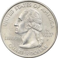 سکه کوارتر دلار 2000P ایالتی (ویرجینیا) - AU55 - آمریکا