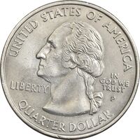 سکه کوارتر دلار 2003P ایالتی (ایلینوی) - AU50 - آمریکا