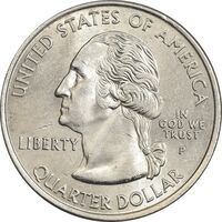 سکه کوارتر دلار 2002P ایالتی (اوهایو) - MS62 - آمریکا