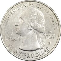 سکه کوارتر دلار 2013P (پارک ملی حوضه آبریز بزرگ) - MS61 - آمریکا